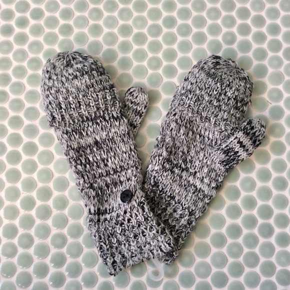 ESSENTIALS FINGERLESS GLOVES - black/gray color - Picture 2 of 2
